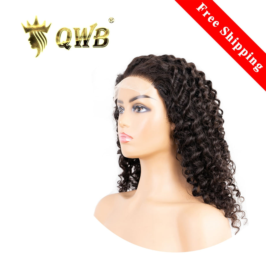 QWB Deep Wave 5X5 HD Lace Closure Wig 200 Density Brazilian