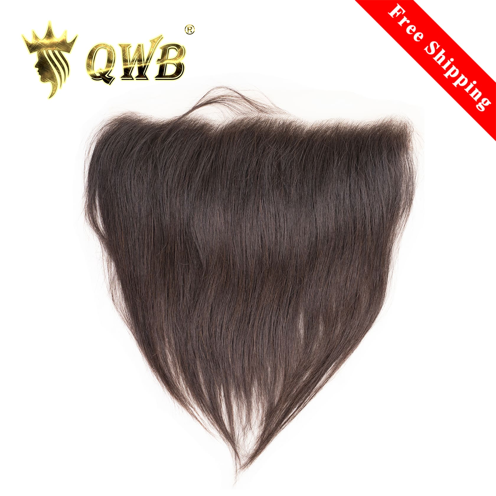 QWB Straight 13x4 HD Lace Frontal Plucked Natural Hairline